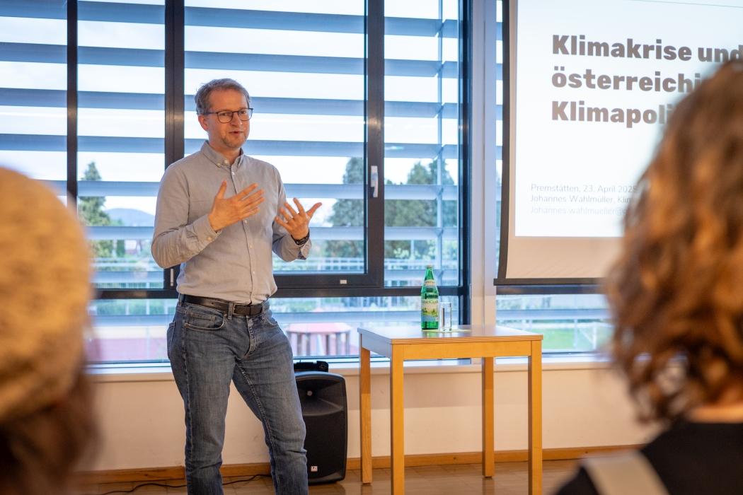 Klimavortrag mit Mag. Johannes Wahlmüller von Global 2000 in Premstätten