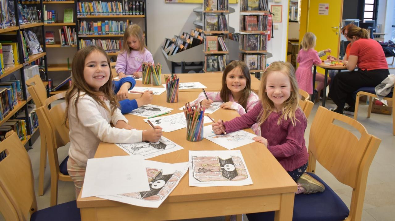 Kindergartenbesuch in der Bibliothek