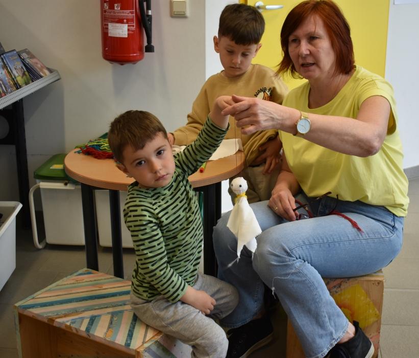 Kindergartenbesuch in der Bibliothek