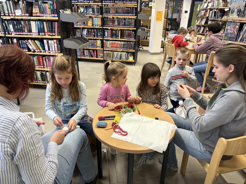Kindergartenbesuch in der Bibliothek