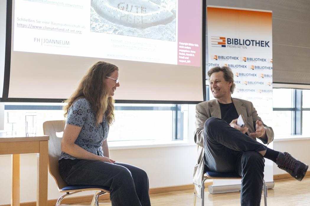 Vortrag und Diskussion Verantwortungsvoll Reisen Anna Kodek und Dr. Harald A. Friedll