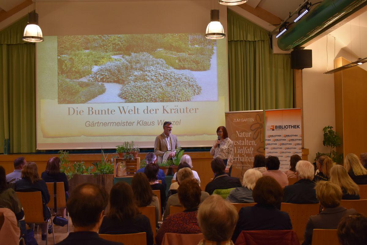 Gartenvortrag der Bibliothek Premstätten im Festsaal Zettling mit Klaus Wenzel