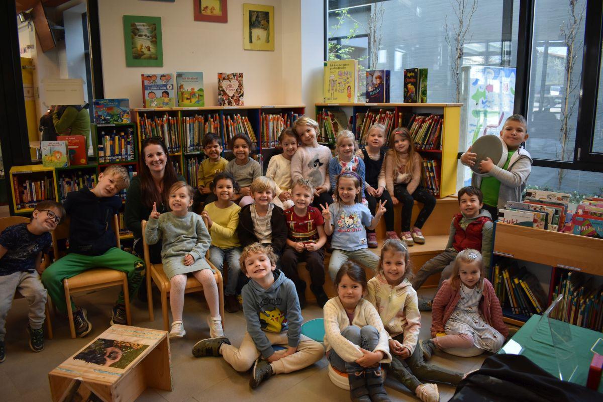 Kindergartenbesuch in der Bibliothek Premstätten