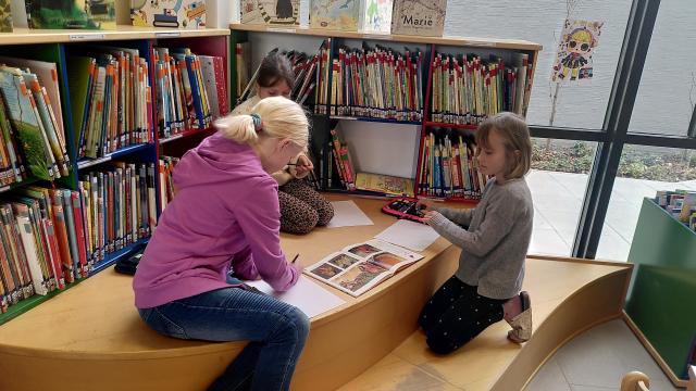 Sachbuchworkshop in der Bibliothek