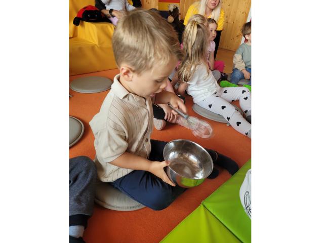 Besuch in der Kinderkrippe Zettling