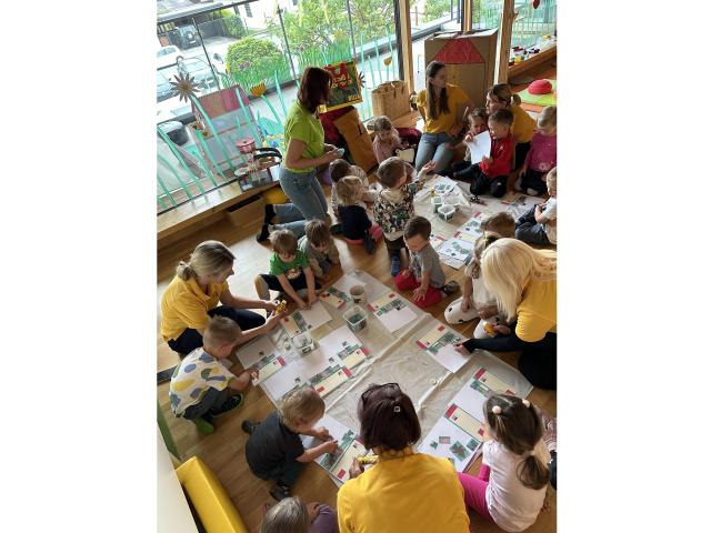 Besuch in der Kinderkrippe Zettling