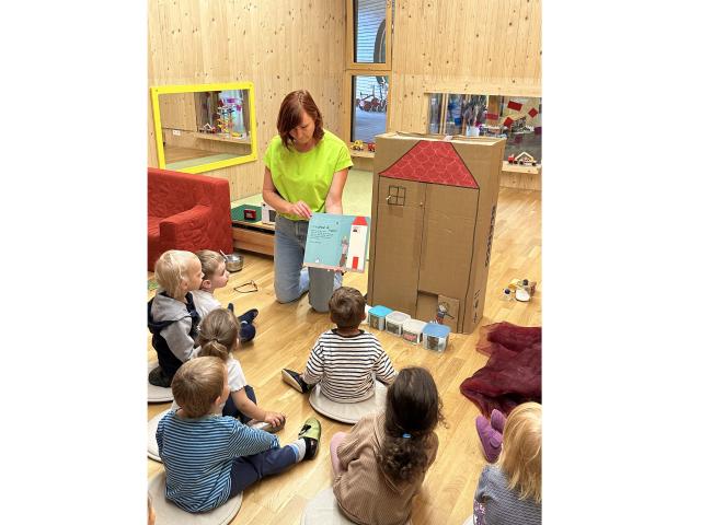 Besuch in der Kinderkrippe Zettling