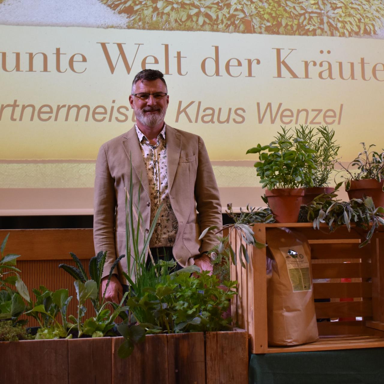 Klaus Wenzel, Gärtnermeister, Geschäftsführer Flora
